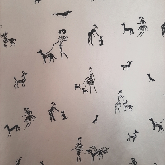 Parisienne Girls and Dogs Dress - Picture 2 of 4